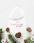 “Je bave donc je suis” — Bavoir bébé