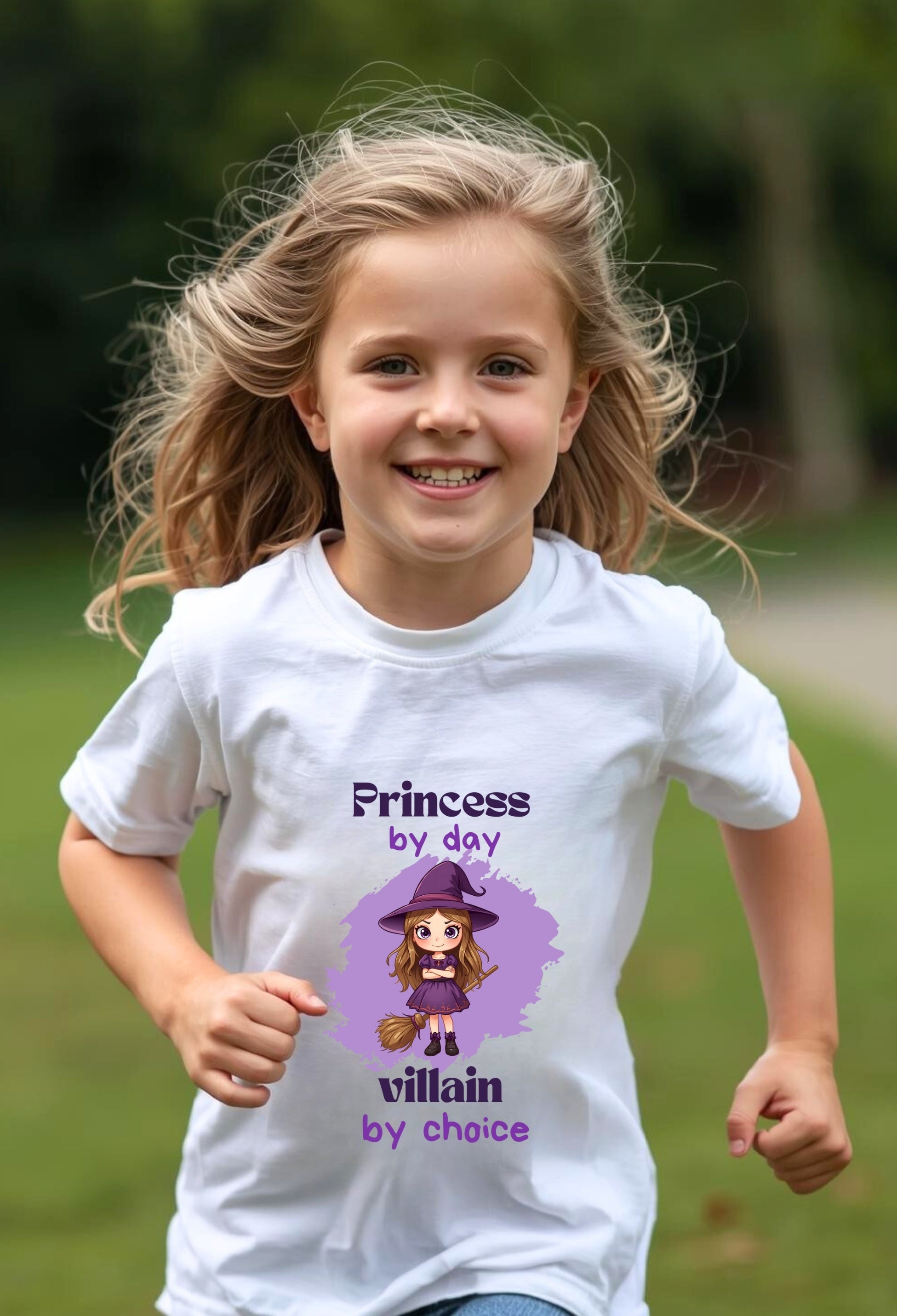 T-shirt Villain enfant – Princess By Day/Kids Pop Co'