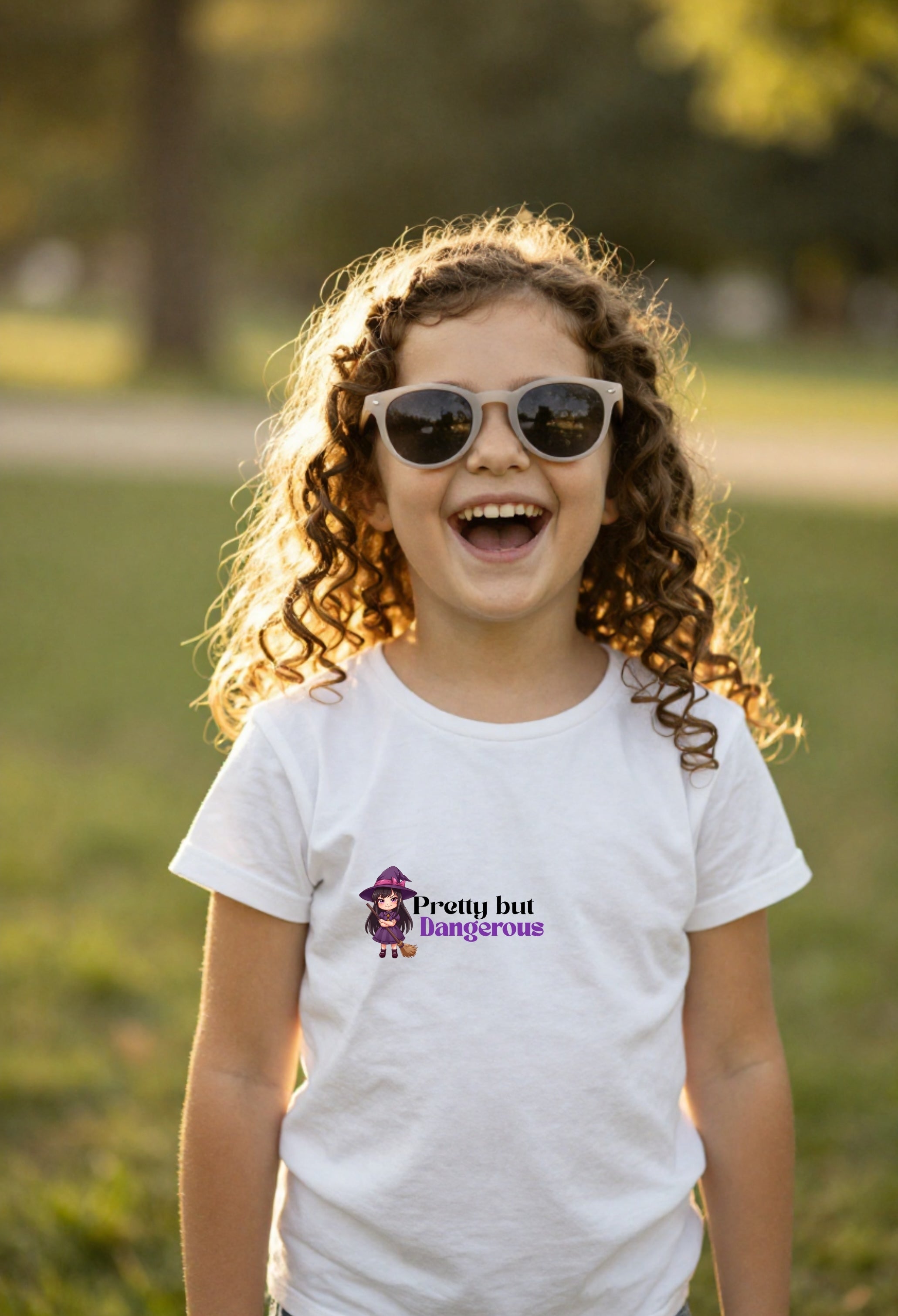 T-shirt Villain enfant – Pretty But Dangerous/Little Minimalist