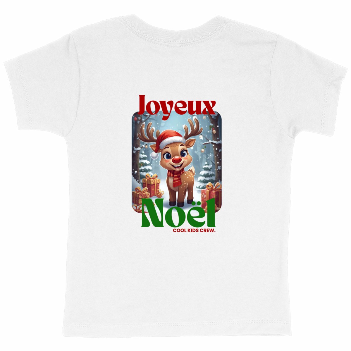 Petits rennes Premium - Collection de Noël  - dos_blanc