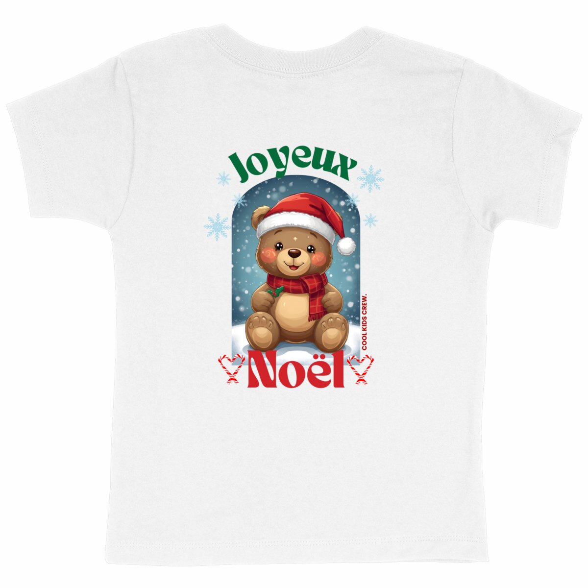 Ourson de Noël Premium - Collection de Noël - dos_blanc
