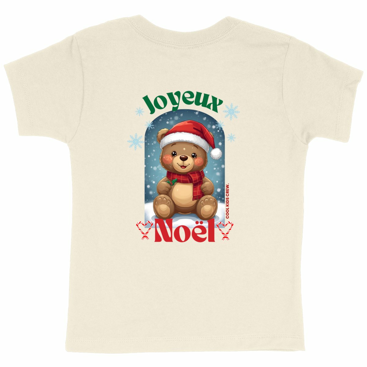 Ourson de Noël Premium - Collection de Noël - dos_naturel