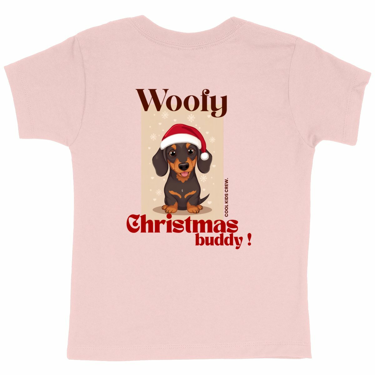 Woofy Christmas Premium - Collection de Noël - dos_rose