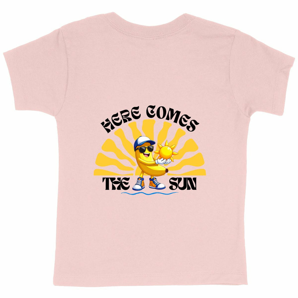LITTLE SUNSHINE – Le t-shirt qui rayonne de bonne humeur - dos_rose
