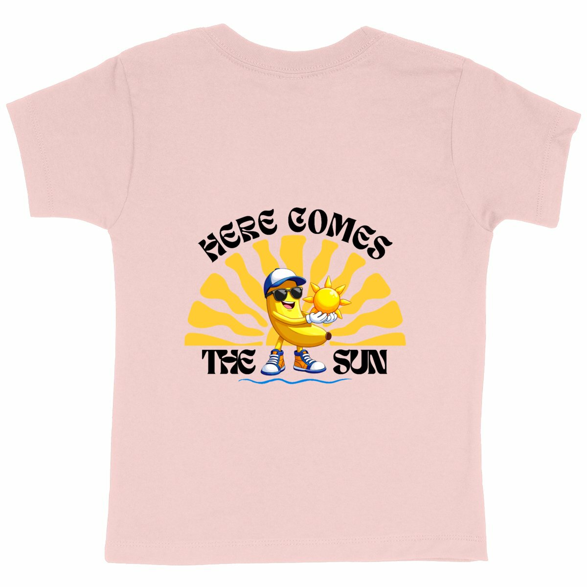 LITTLE SUNSHINE – Le t-shirt qui rayonne de bonne humeur - dos_rose