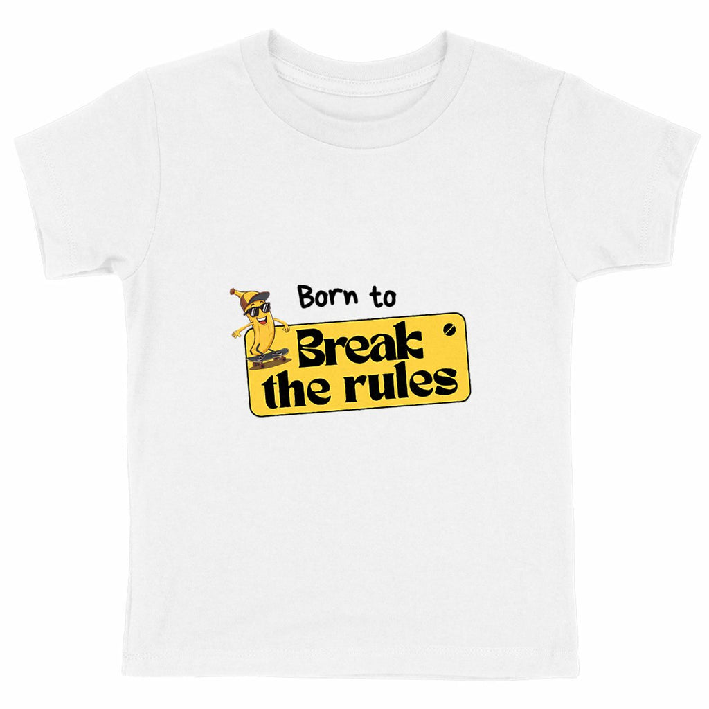 T-shirt "Villain" enfant – Born To Break The Rules/Kids Pop Co' - face_blanc