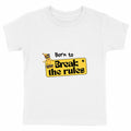 T-shirt "Villain" enfant – Born To Break The Rules/Kids Pop Co' - face_blanc