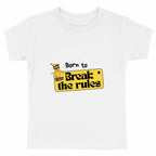 T-shirt "Villain" enfant – Born To Break The Rules/Kids Pop Co' - face_blanc