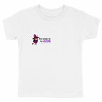 T-shirt villain enfant – Too cute/Little Minimalist Co' - face_blanc