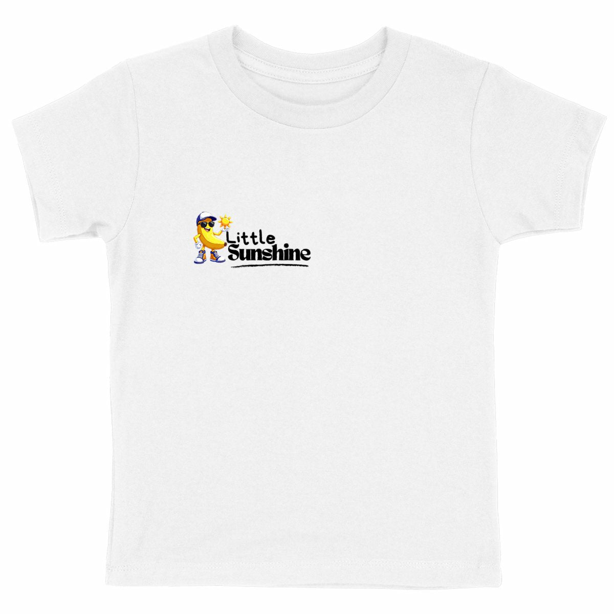 LITTLE SUNSHINE – Le t-shirt qui rayonne de bonne humeur - face_blanc