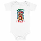 Joyeux Noël ourson - Body bébé - face_blanc
