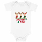 Joyeux Noël renne - Body bébé Noël - face_blanc