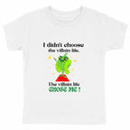 T-shirt "Villain" enfant – The Villain Life/Kids Pop Co' - face_blanc