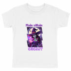 T-shirt enfant – Main Villain Energy/Kids Pop Co' - face_blanc