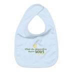 “Chef du désordre depuis 2026” — Bavoir bébé - face_bleu