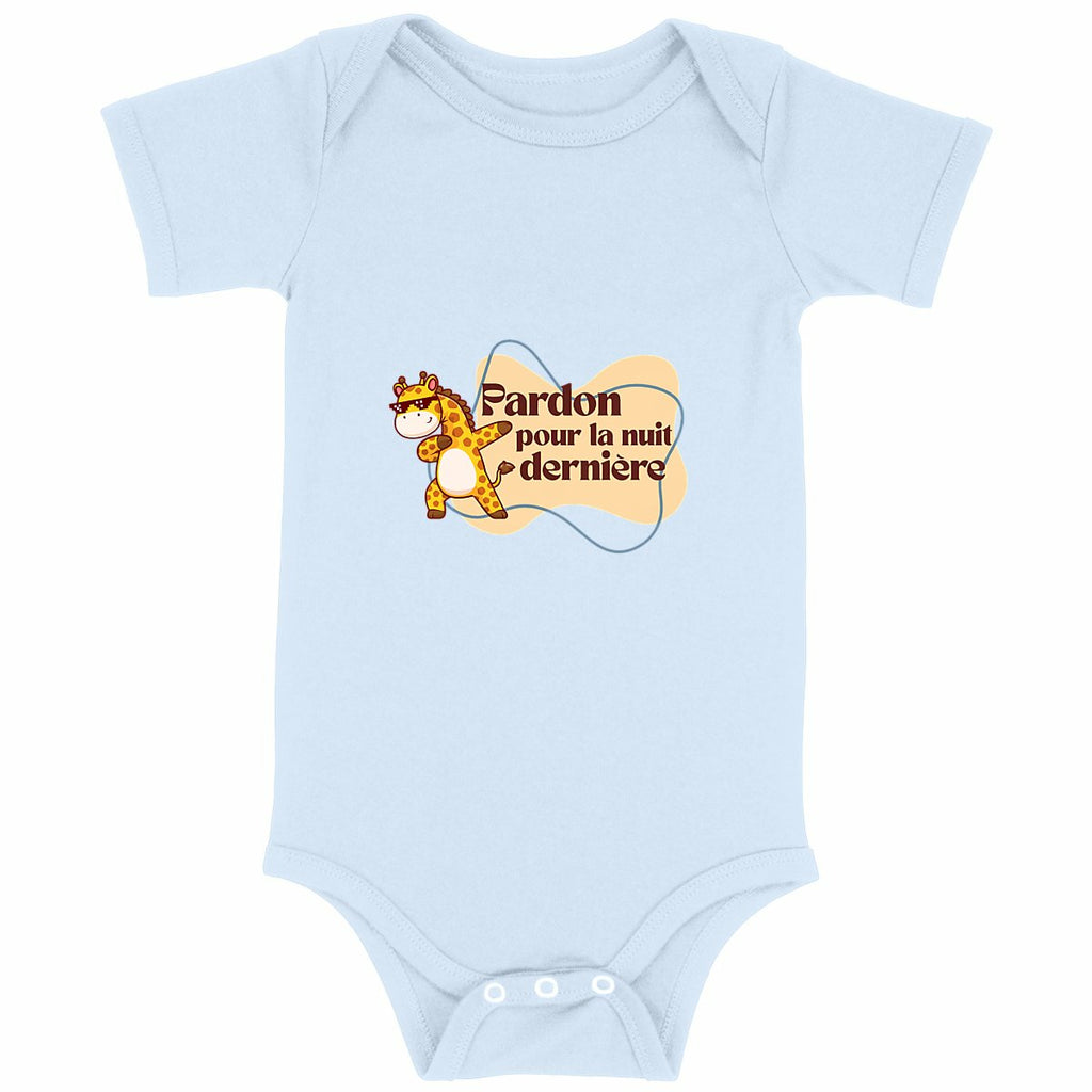 Body humour Girafe - Cool Kids crew - face_bleu