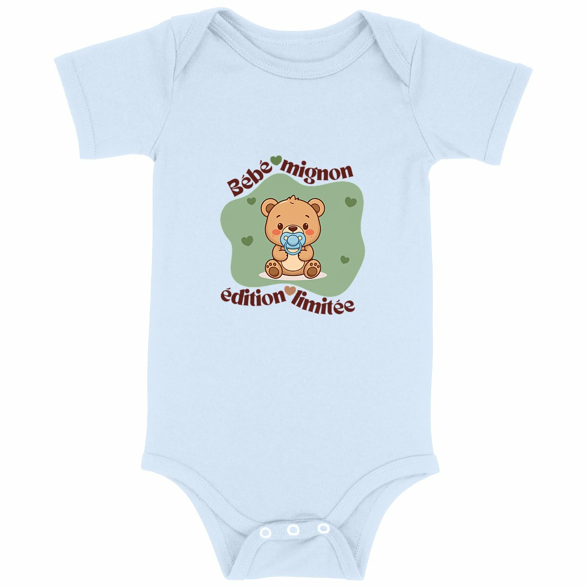 Body Humour mignon - Cool Kids Crew - face_bleu