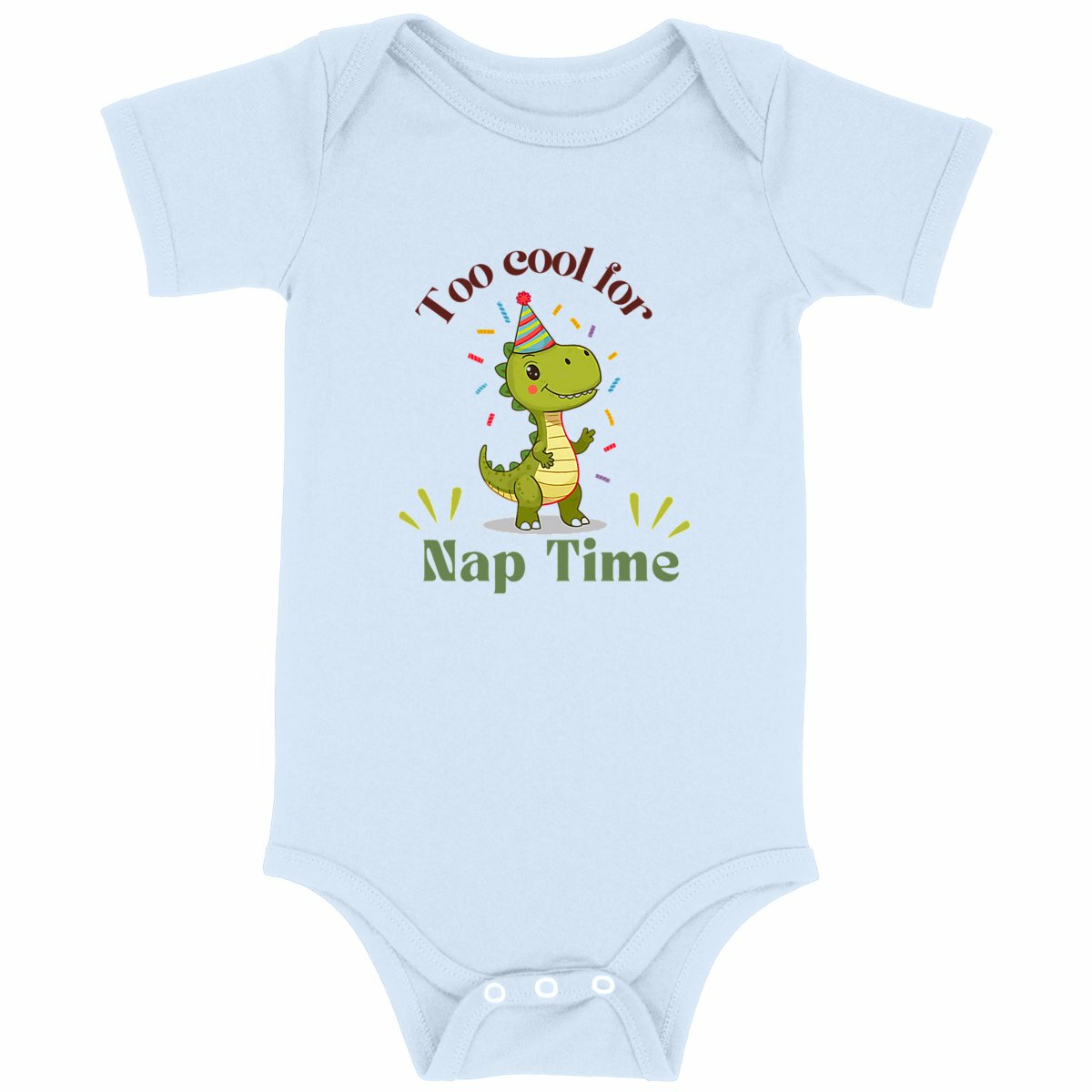 Too cool for nap time - body bébé - face_bleu