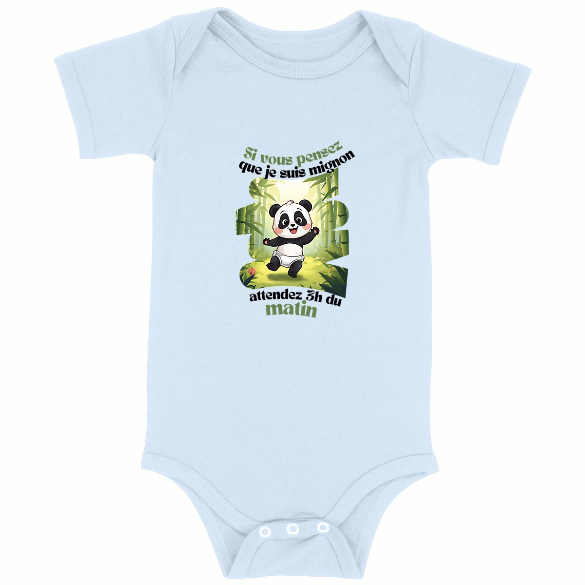 Body Humour panda G - Cool Kids Crew - face_bleu