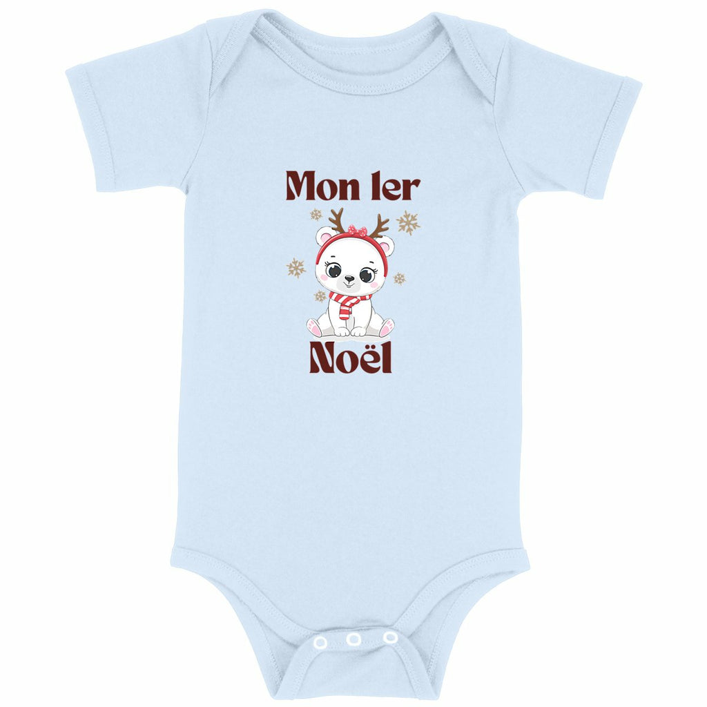 Body 1er Noël - Cool Kids Crew - face_bleu