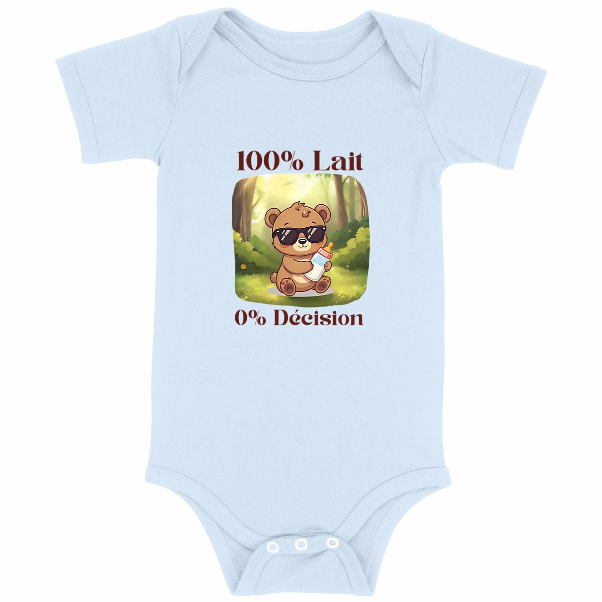 Body humour 100% lait - Cool Kids Crew - face_bleu