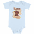 Not crying, just asking loudly - Body bébé - face_bleu