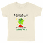 T-shirt "Villain" enfant – The Villain Life/Kids Pop Co' - face_naturel