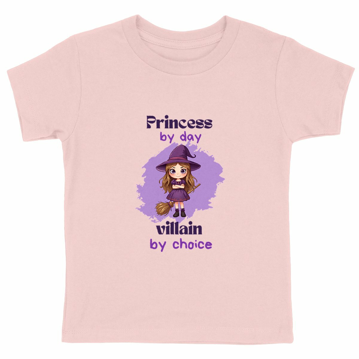 T-shirt "Villain" enfant – Princess By Day/Kids Pop Co' - face_rose