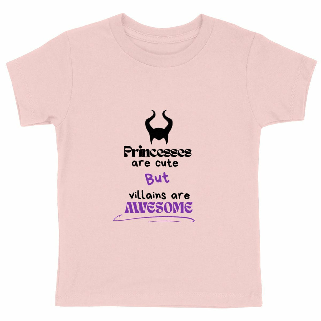 T-shirt enfant – Princesses & villains/Kids Pop  - face_rose