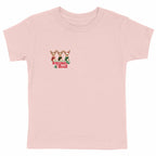 Petits rennes Premium - Collection de Noël  - face_rose
