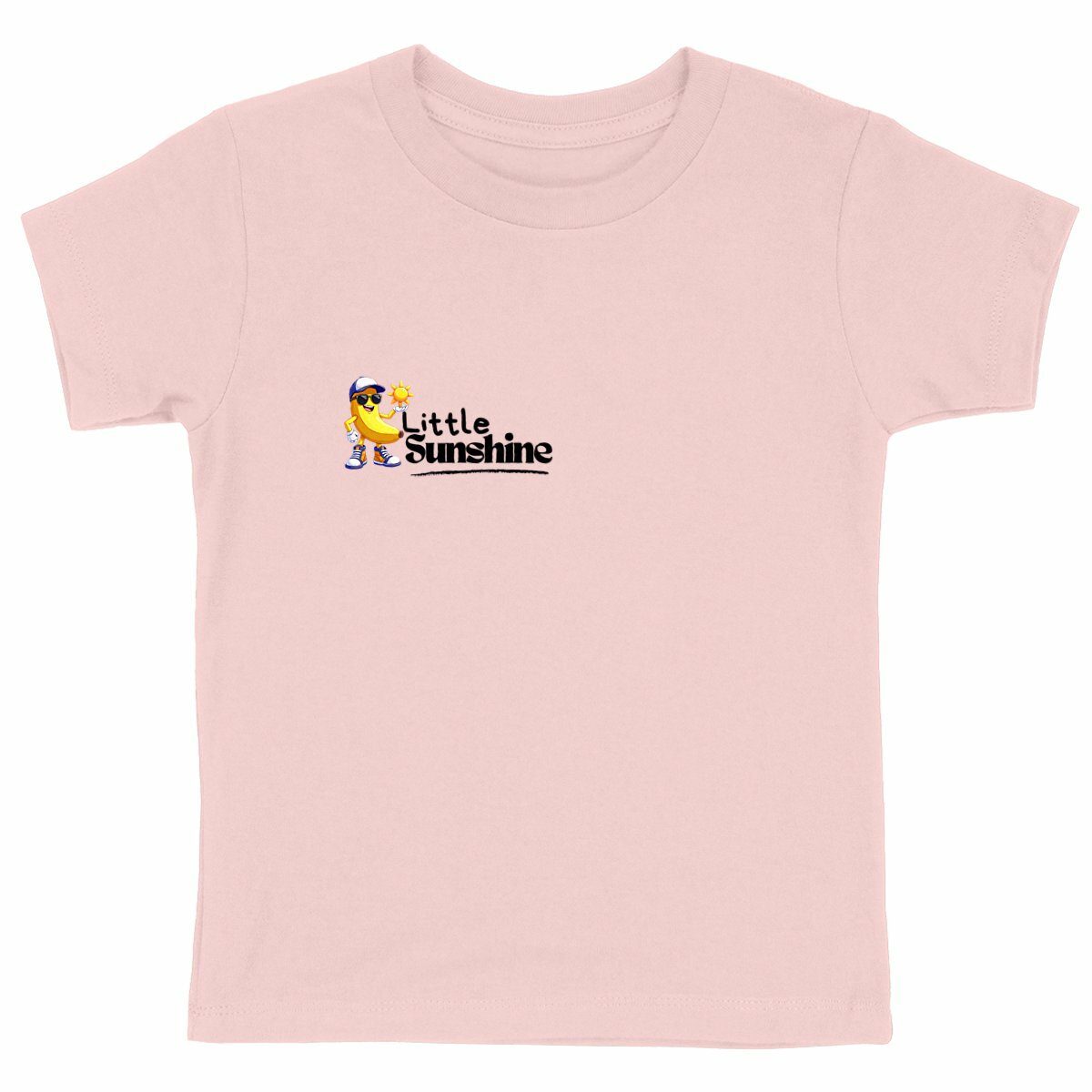 LITTLE SUNSHINE – Le t-shirt qui rayonne de bonne humeur - face_rose