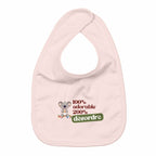 "100% adorable – 200% désordre" - Bavoir bébé - face_rose