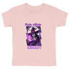 T-shirt enfant – Main Villain Energy/Kids Pop Co' - face_rose