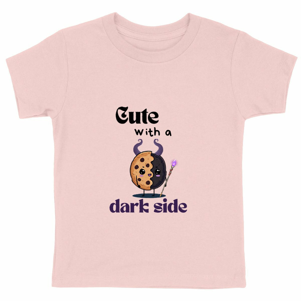 T-shirt "Villain"enfant – Cute With A Dark Side/Kids Pop Co' - face_rose