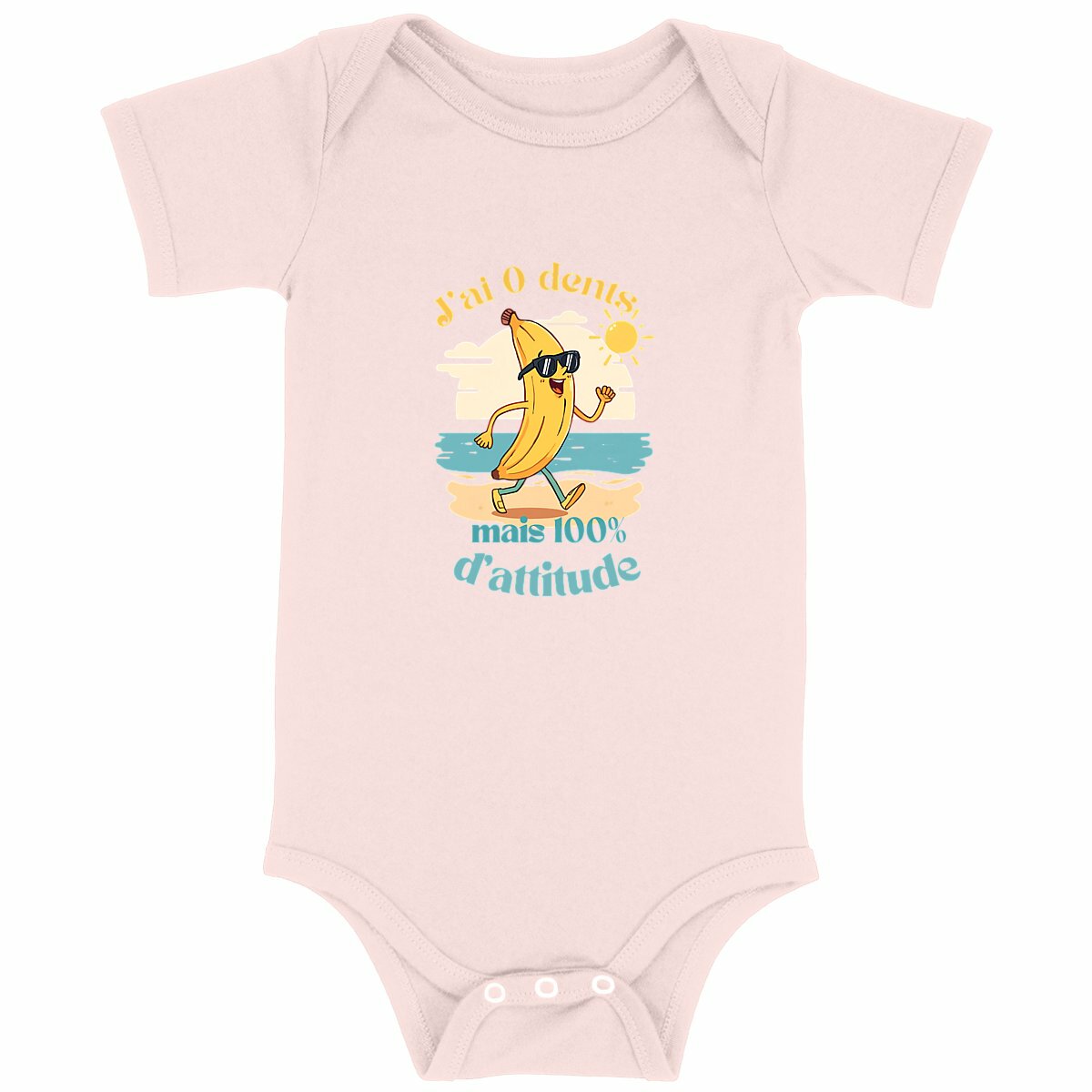 Body Humour banane - Cool Kids Crew - face_rose