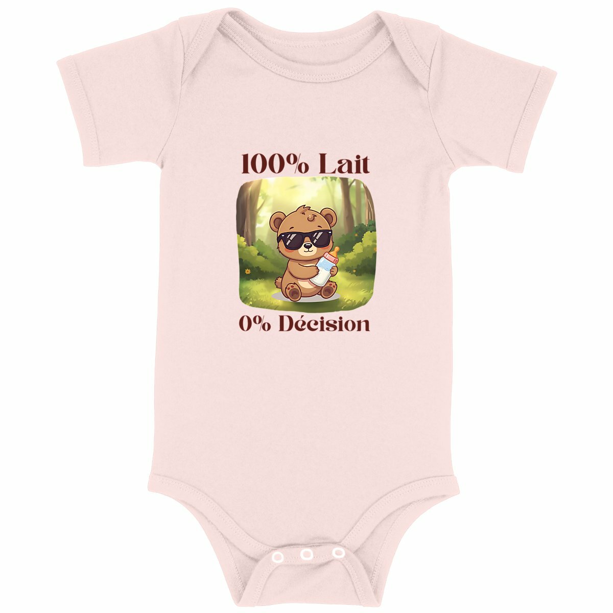 Body humour 100% lait - Cool Kids Crew - face_rose