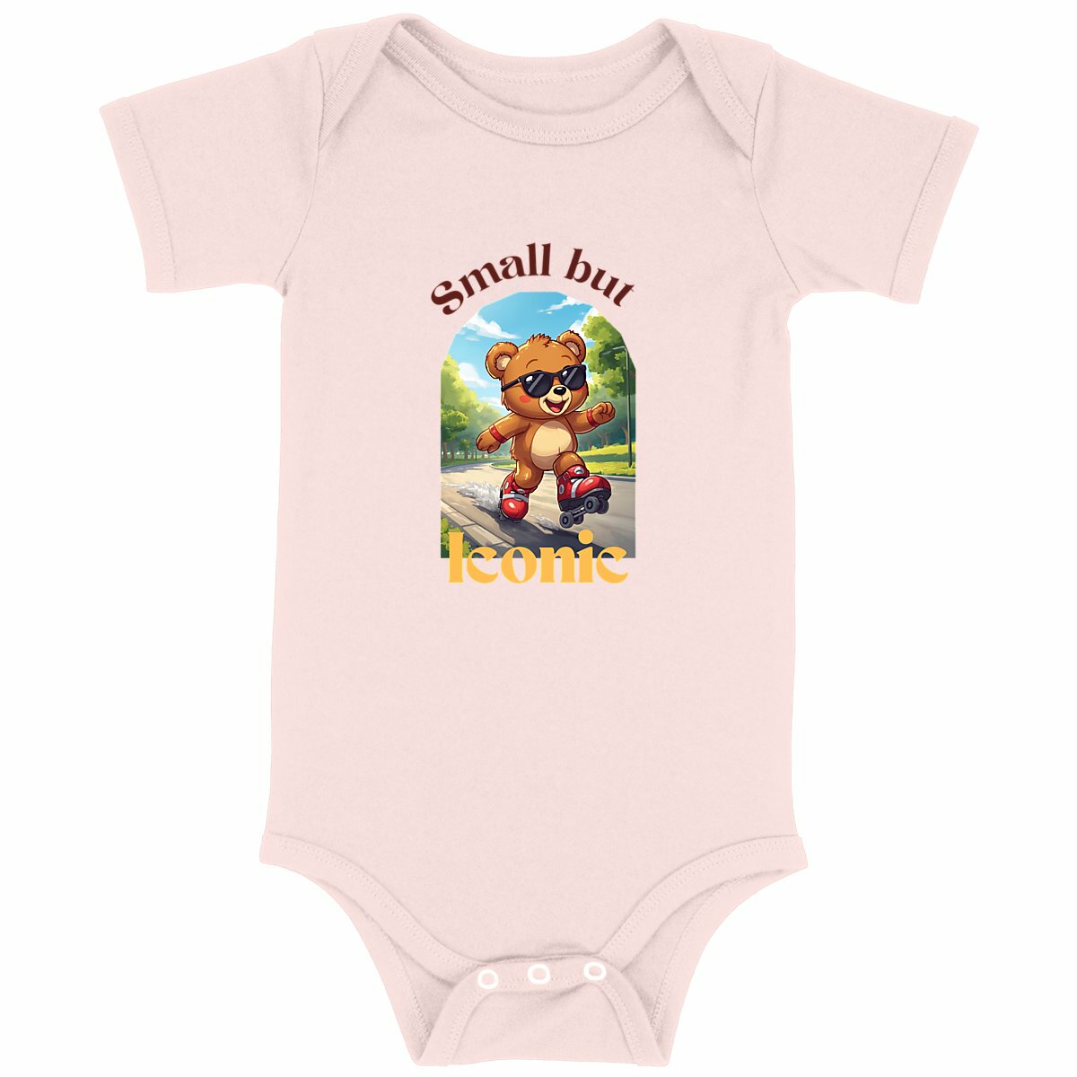 Small but iconic - Body bébé - face_rose