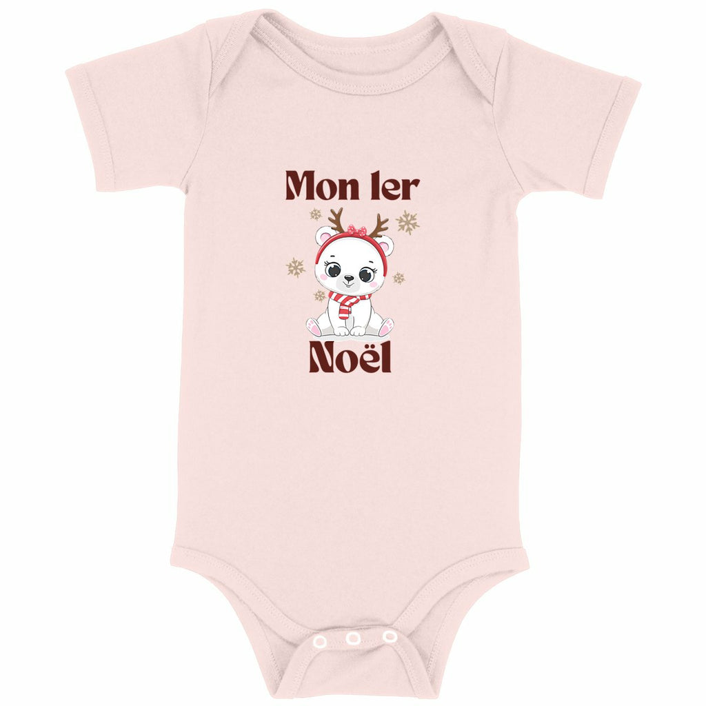 Body 1er Noël - Cool Kids Crew - face_rose