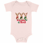 Joyeux Noël renne - Body bébé Noël - face_rose