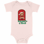 Joyeux Noël ourson 2 - Body bébé - face_rose