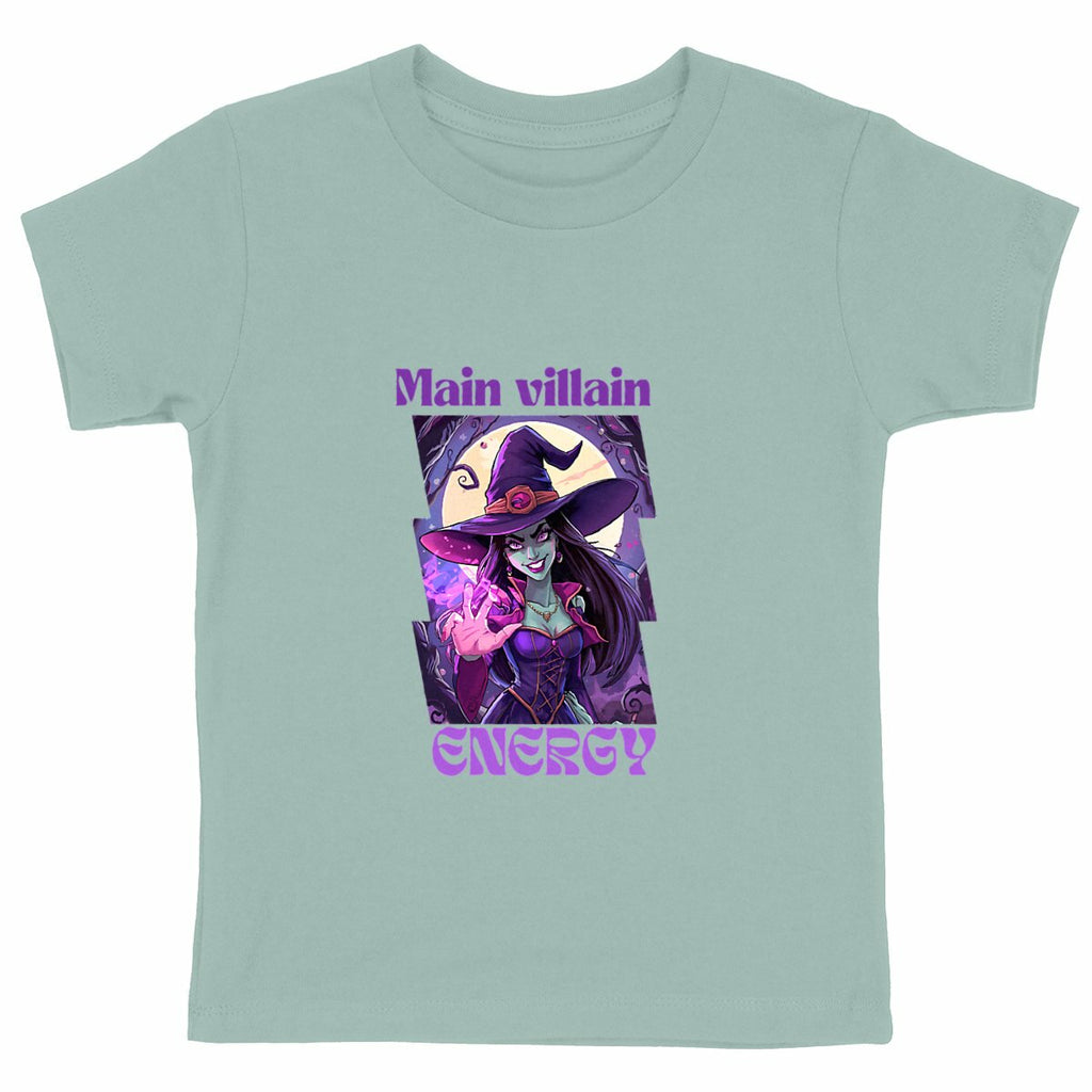 T-shirt enfant – Main Villain Energy/Kids Pop Co' - face_vert
